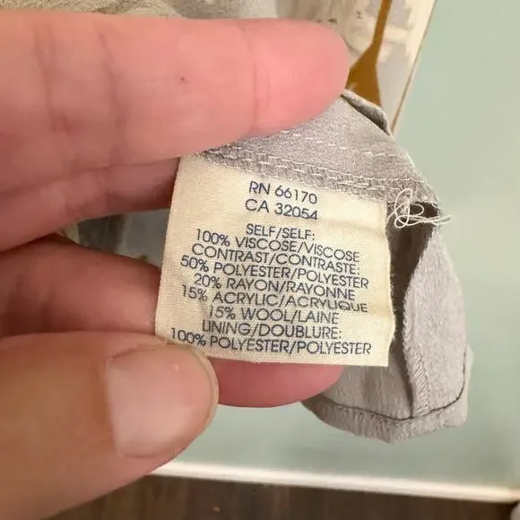 Anthropologie Edme & Esyllte Midi Skirt 2 Flurried Plumes Button Front Brown - Picture 10 of 10